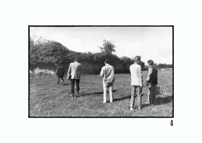 This looks good over there; Brian Cook, Ken Adam, Don Geraghty and Tony Cridlin follow the Leader by norrie maclaren