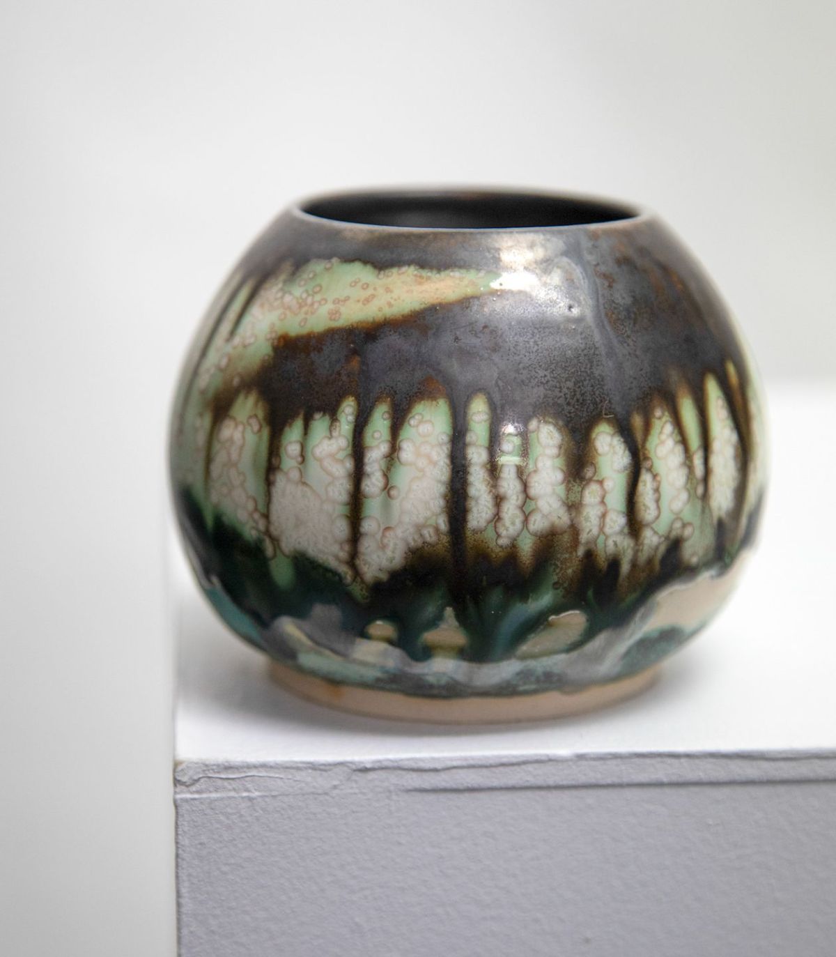 sea urchin moon jar III by pam matthews