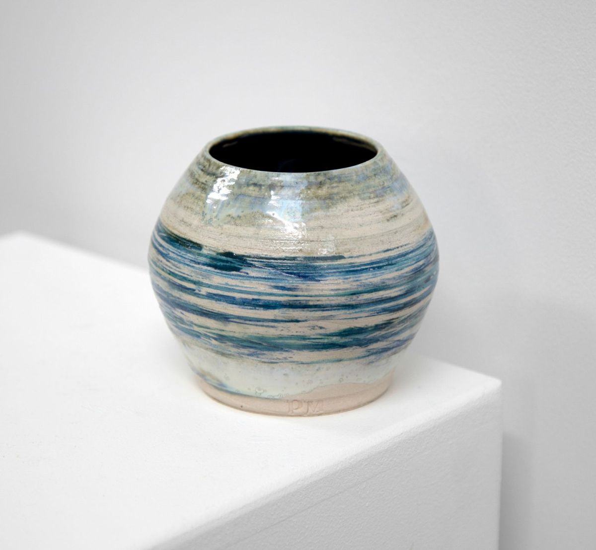 coastal moon jar by pam matthews