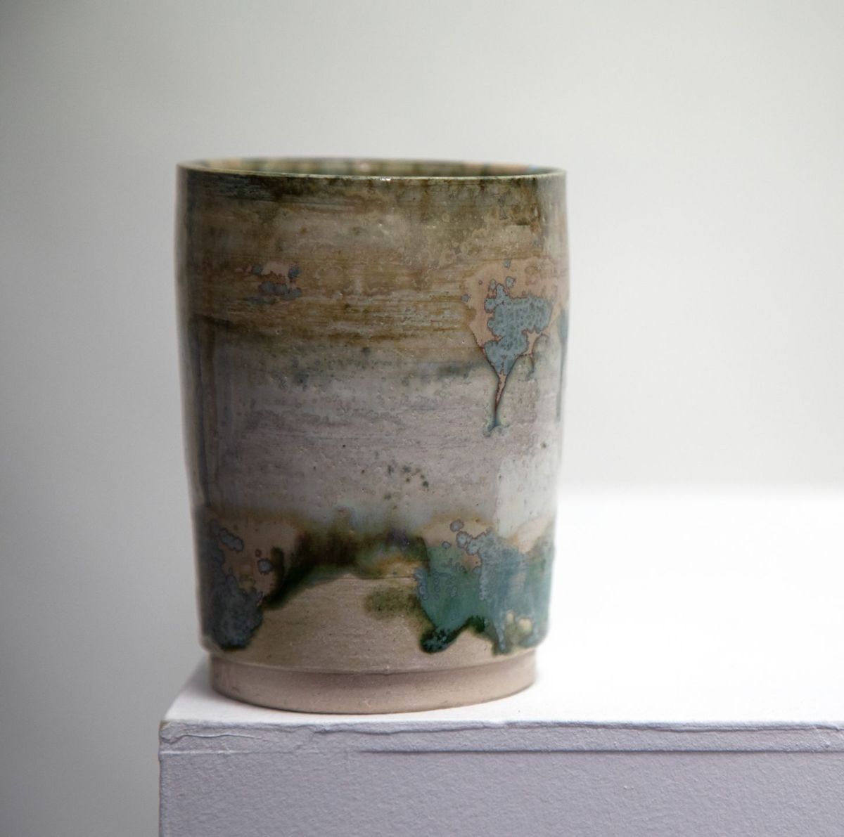 lichen vase I by pam matthews