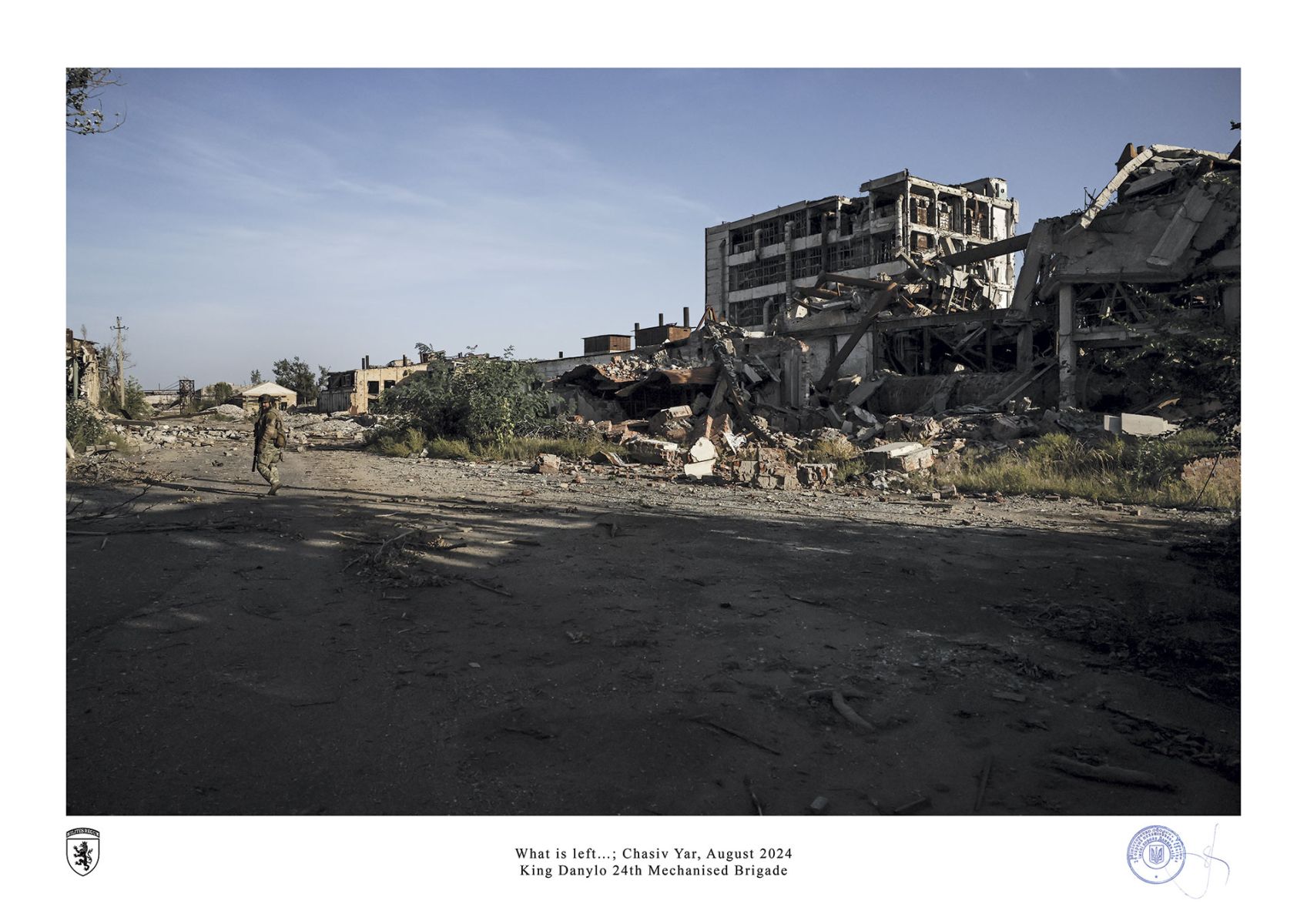 What is left…; Chasiv Yar, August 2024 by ivan petrychak