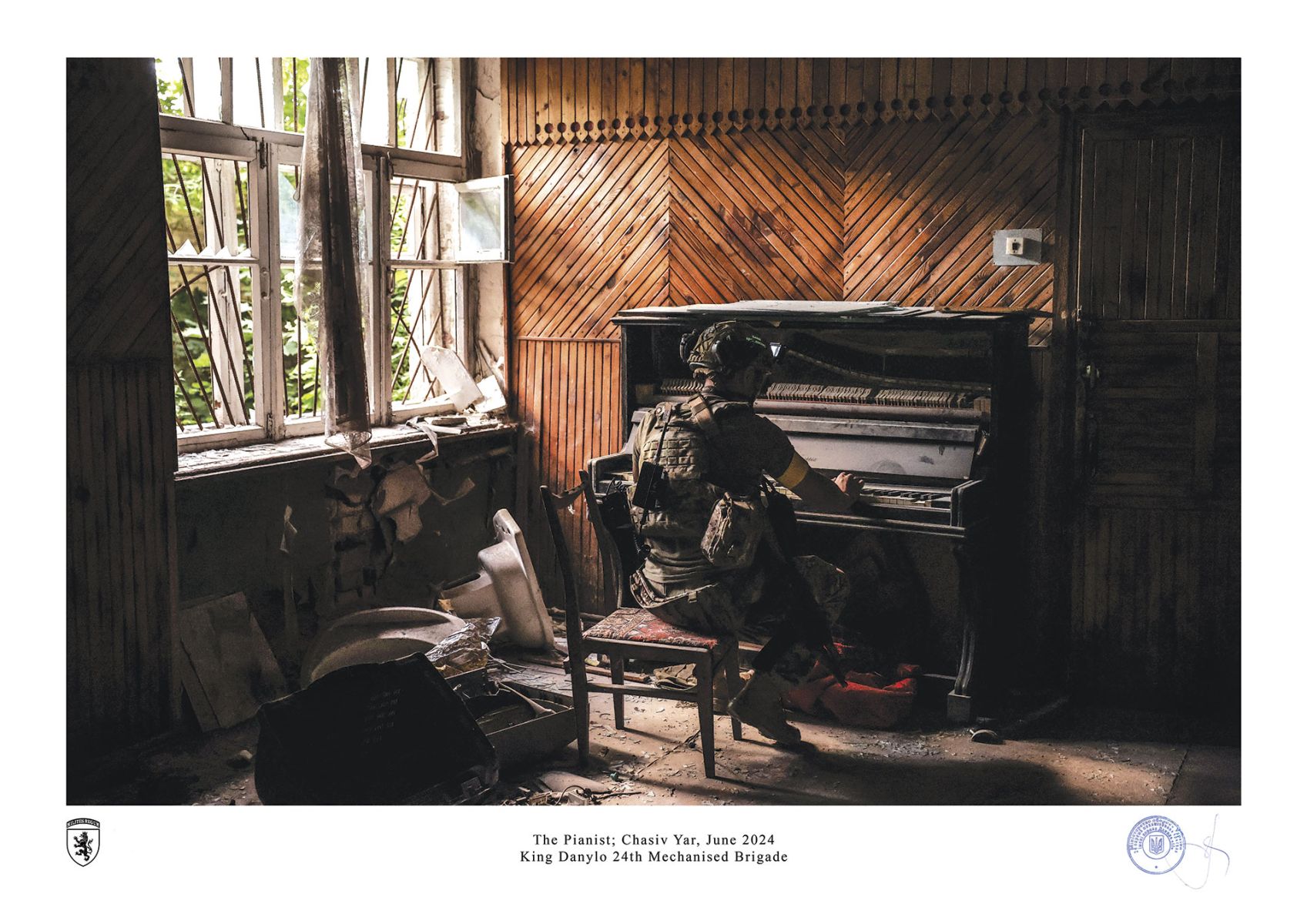 the Pianist; Chasiv Yar, June 2024 by ivan petrychak