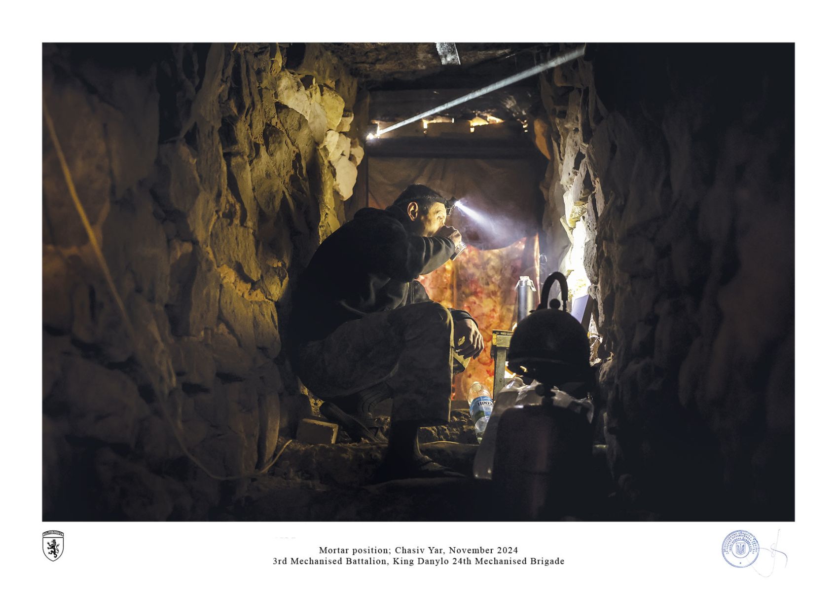 Mortar position; Chasiv Yar, November 2024 by ivan petrychak