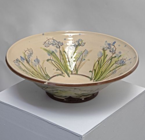 large bluebell serving bowl by michelle lowe
