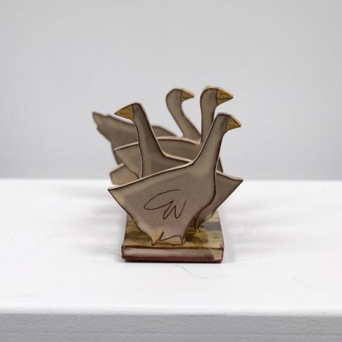 geese toast rack by michelle lowe