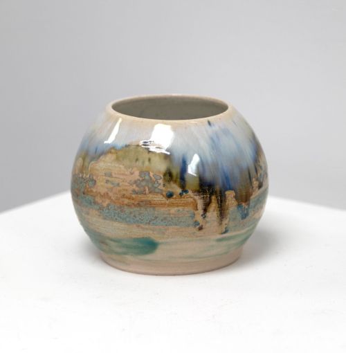 glimmer moon jar iii by pam matthews