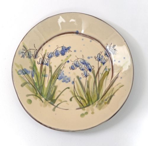 medium bluebell plate by michelle lowe