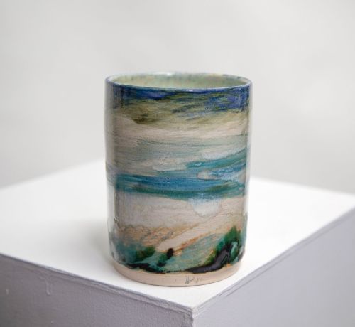 landscape vase II by pam matthews
