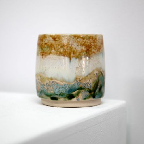 lichen pot by pam matthews