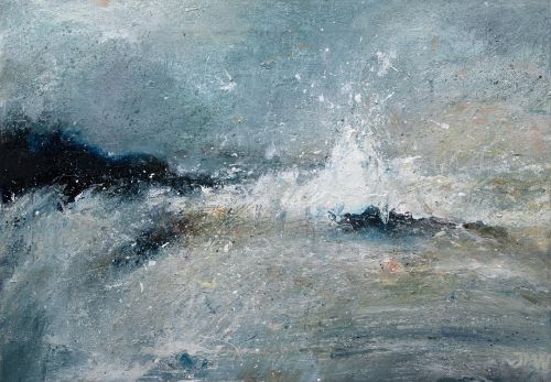 breaking on rocks by jim wright