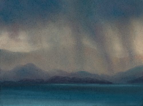 the rainstorm is passing, kilchoan bay by matthew draper