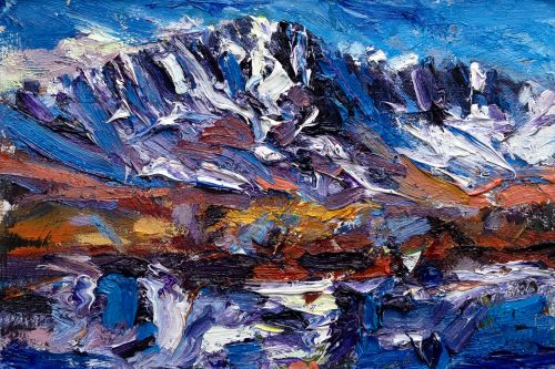 mountain blues, coir nan lochain by jonathan shearer