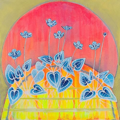 grass of parnassus, ardnamurchan ii by kirsty lorenz