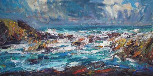 wild sea, portskerra by jonathan shearer