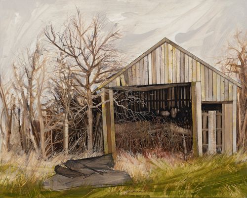 old shed, halterburn by anna king