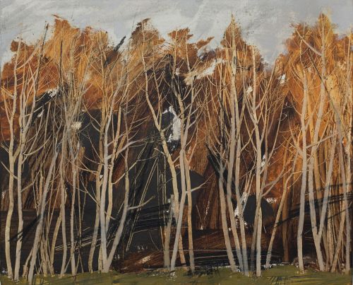 clearing, duns wood III by anna king