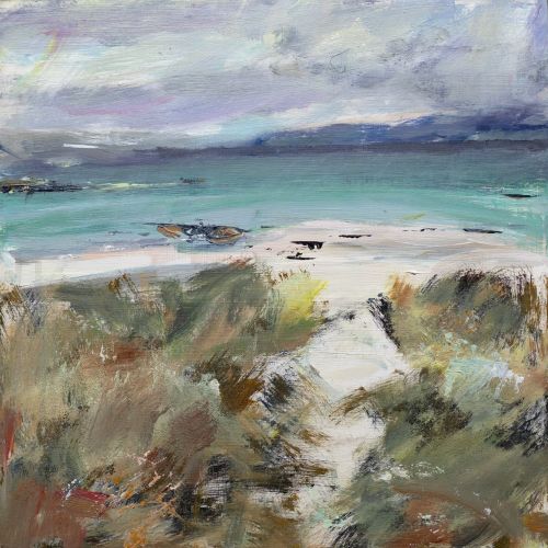 tràigh bàn nam manach (white beach of the monks) by rose strang