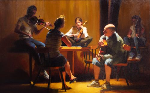 spotlit table session by andrew sinclair