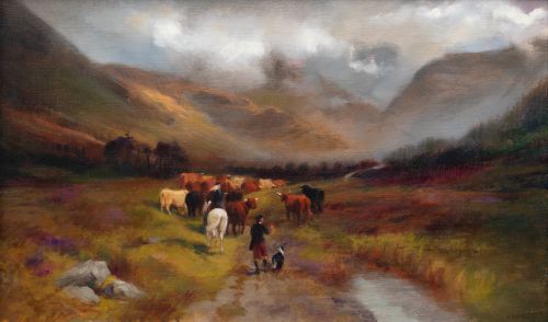 drovers in the glen by andrew sinclair