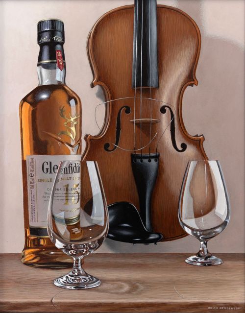 two empty glasses by brian henderson