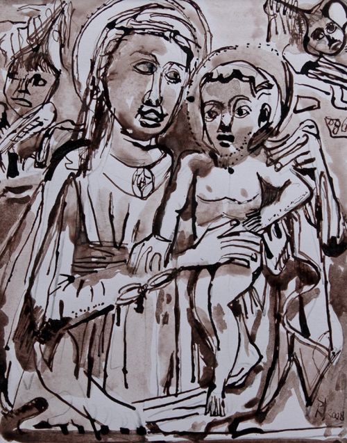 madonna with child by richard head