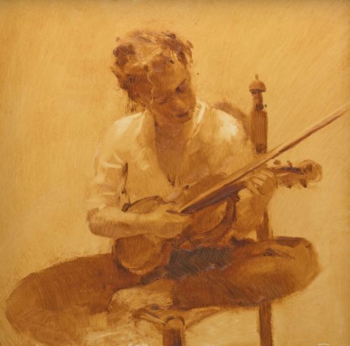fiddle picking by Andrew Sinclair