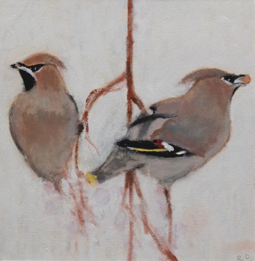 waxwings by ruth o'dell