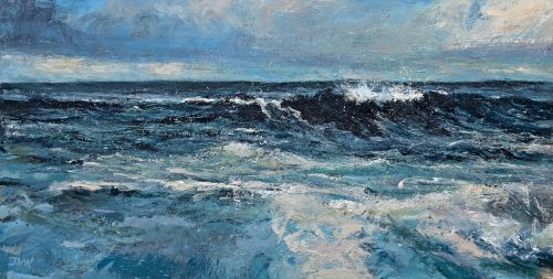 high waves at sandside Jim wright