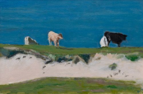 cows at the shore ii by ruth o'dell