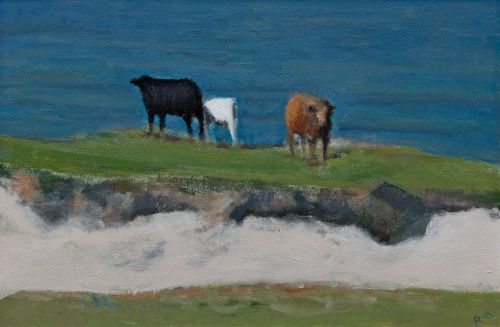 cows at the shore i by ruth o'dell