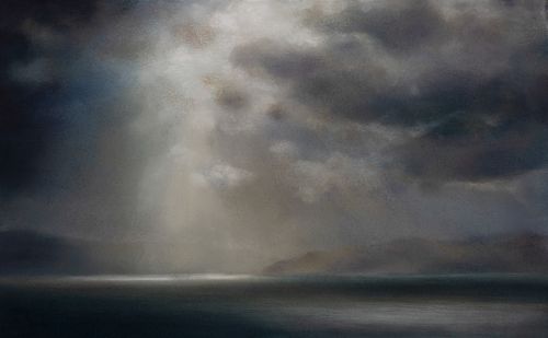 last light, morvern and mull from ardnamurchan by matthew draper
