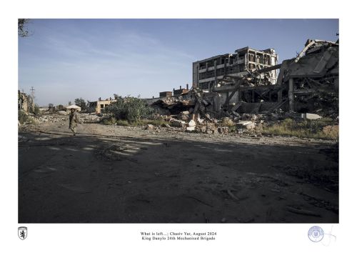 What is left…; Chasiv Yar, August 2024 by ivan petrychak