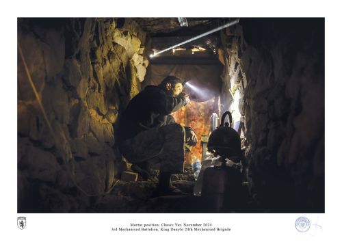 Mortar position; Chasiv Yar, November 2024 by ivan petrychak