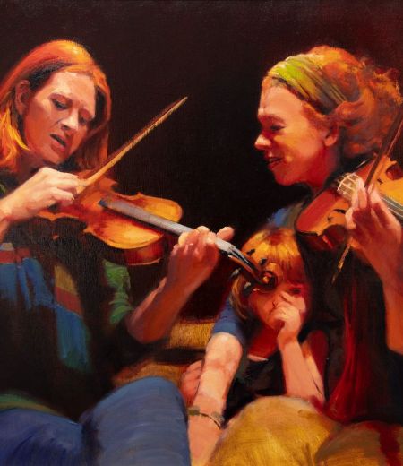 how to hold the fiddle by andrew sinclair
