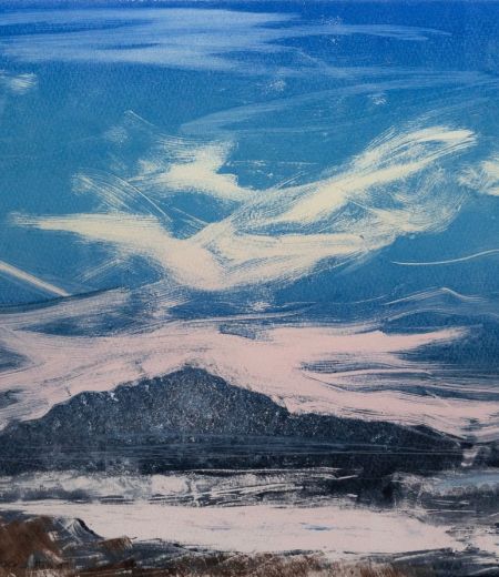 dawn above old poors house by gill tyson