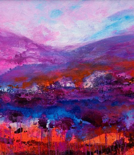 mountain road, glen moidart by jan gardner