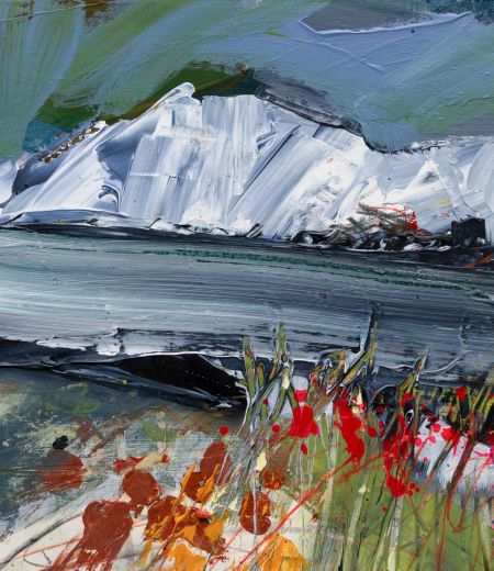 lochside poppies by diane tulloch