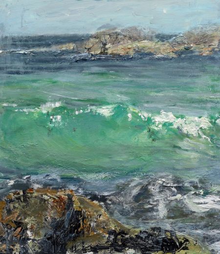 tràigh an t-suidhe (shore of the seat) iona by rose strang