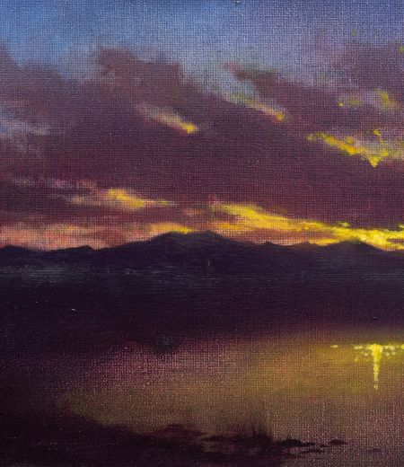 november sunset by michael corsar