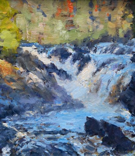 first touch of autumn, rogie falls by david deamer