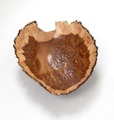 burr elm bowl iv by angus clyne