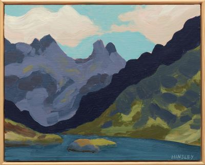 the cuillins from loch coruisk by jess hinsley