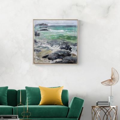 eilean calbha from iona by rose strang