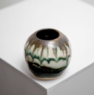 sea urchin moon jar II by pam matthews