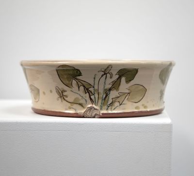 dandelion oven dish by michelle lowe