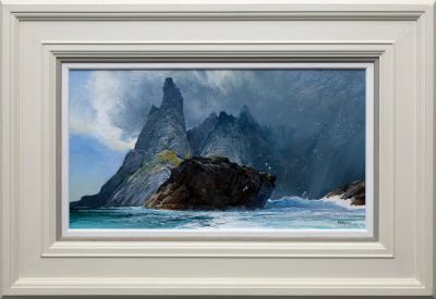 Ant-Sail & Boreray, St Kilda | Alan B Hayman | Acrylic