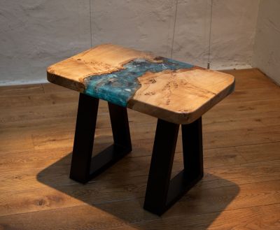 achnacroish wood and resin table