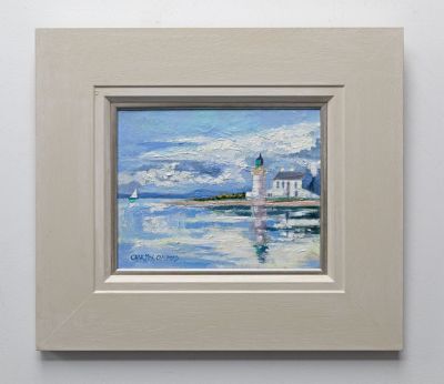 high summer, ardgour lighthouse from corran by cara mckinnon crawford
