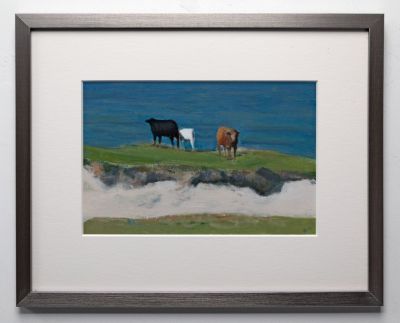 cows at the shore i by ruth o'dell