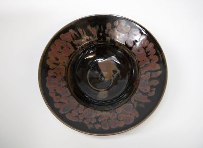wide rimmed bowl by peter humpherson